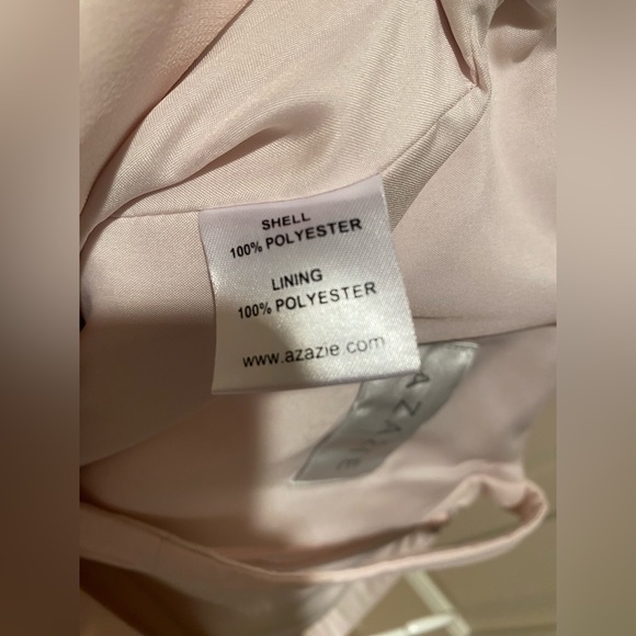 Azazie Melody Blushing Pink Brand New Bridesmaid Dress - Picture 5 of 10